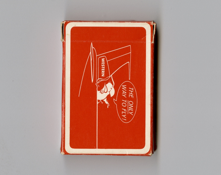 Image: playing cards: Western Airlines