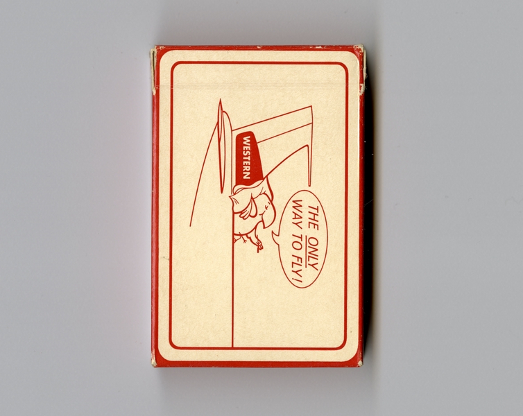 Image: playing cards: Western Airlines