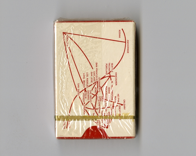 Image: playing cards: Western Airlines