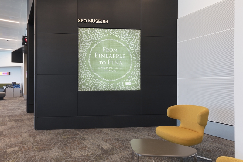 Image: Installation view of "From Pineapple to Piña: A Philippine Textile Treasure"