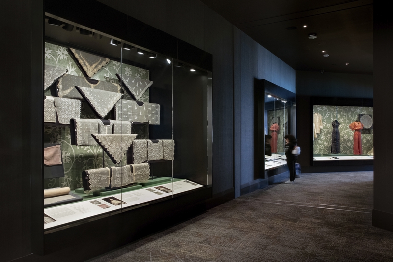 Image: Installation view of "From Pineapple to Piña: A Philippine Textile Treasure"