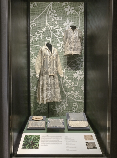 Image: Installation view of "From Pineapple to Piña: A Philippine Textile Treasure"