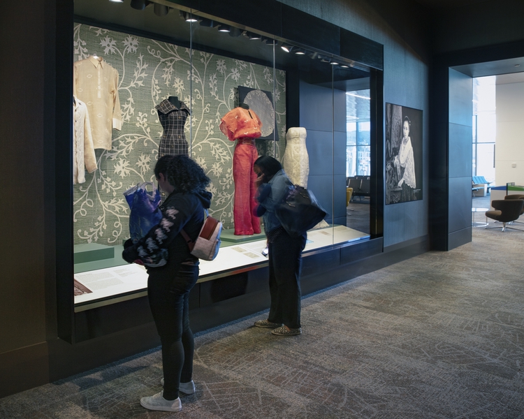 Image: Installation view of "From Pineapple to Piña: A Philippine Textile Treasure"