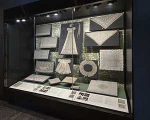 Image: Installation view of "From Pineapple to Piña: A Philippine Textile Treasure"