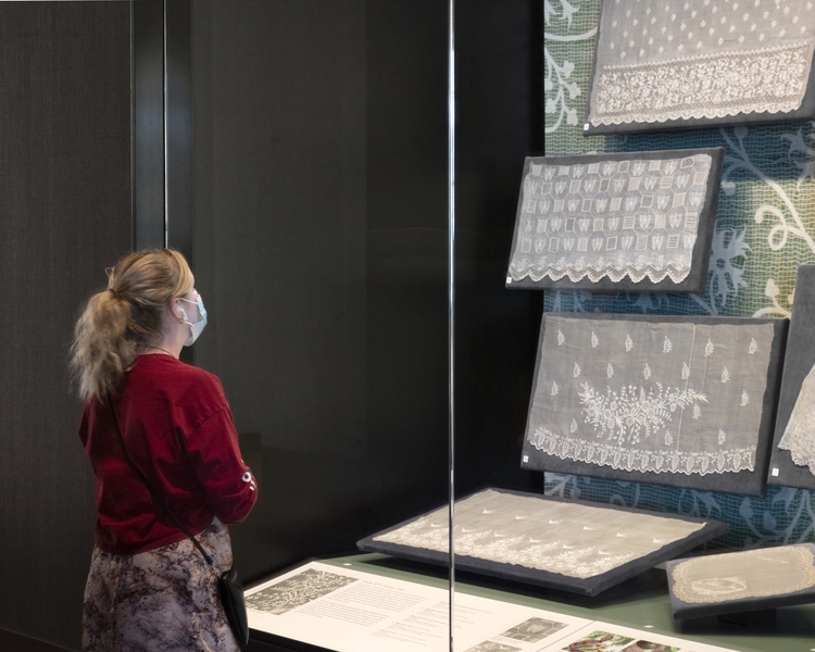 Image: Installation view of "From Pineapple to Piña: A Philippine Textile Treasure"