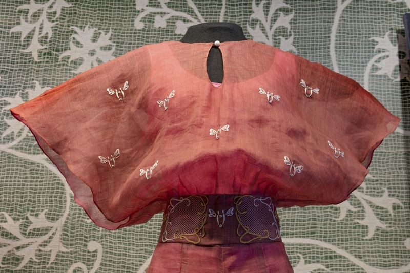Image: Installation view of "From Pineapple to Piña: A Philippine Textile Treasure"