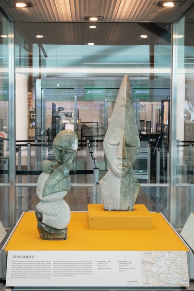 Image: Installation view of "Zimbabwe Stone Sculpture"