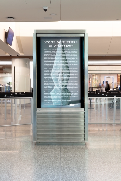 Image: Installation view of "Zimbabwe Stone Sculpture"