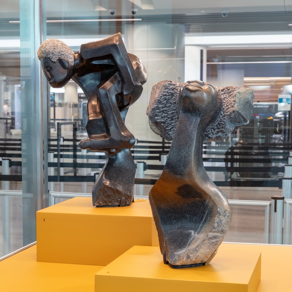 Image: Installation view of "Zimbabwe Stone Sculpture"