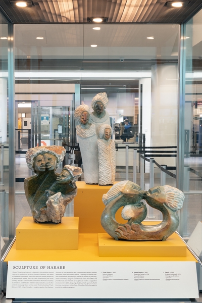 Image: Installation view of "Zimbabwe Stone Sculpture"