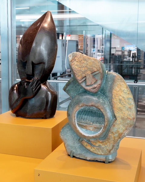 Image: Installation view of "Zimbabwe Stone Sculpture"
