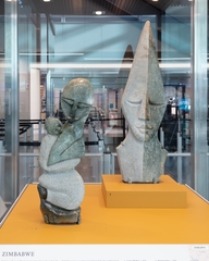 Image: Installation view of "Zimbabwe Stone Sculpture"
