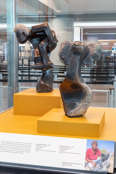 Image: Installation view of "Zimbabwe Stone Sculpture"