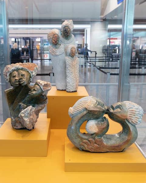 Image: Installation view of "Zimbabwe Stone Sculpture"