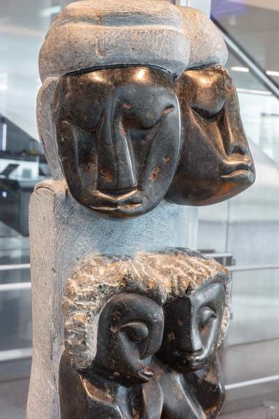 Image: Installation view of "Zimbabwe Stone Sculpture"
