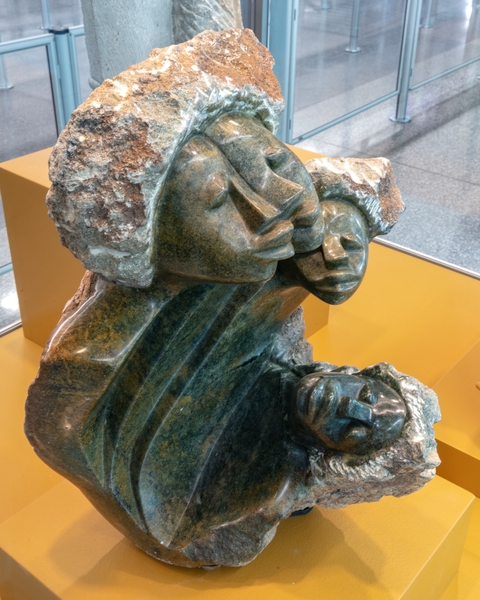 Image: Installation view of "Zimbabwe Stone Sculpture"