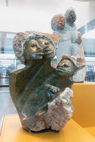 Image: Installation view of "Zimbabwe Stone Sculpture"