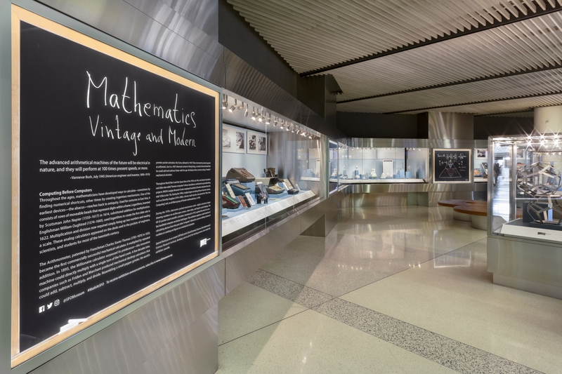 Image: Installation view of "Mathematics: Vintage and Modern"