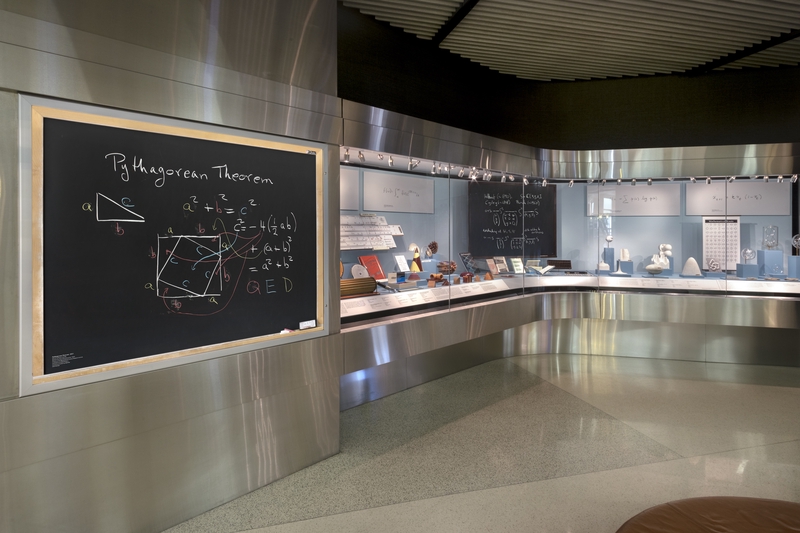 Image: Installation view of "Mathematics: Vintage and Modern"