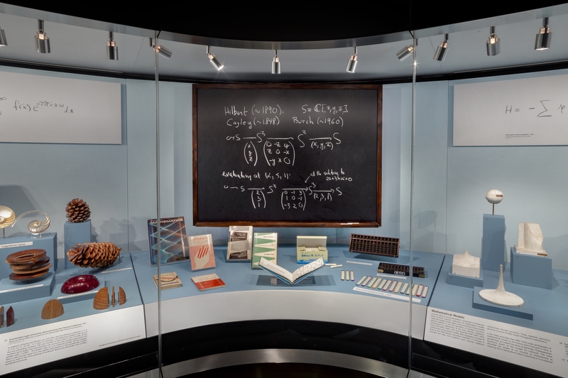 Image: Installation view of "Mathematics: Vintage and Modern"