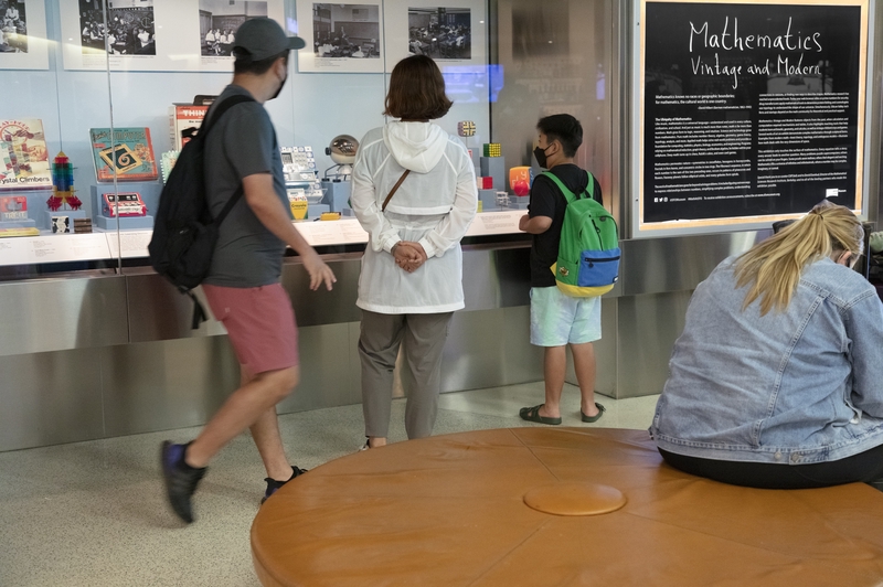 Image: Installation view of "Mathematics: Vintage and Modern"