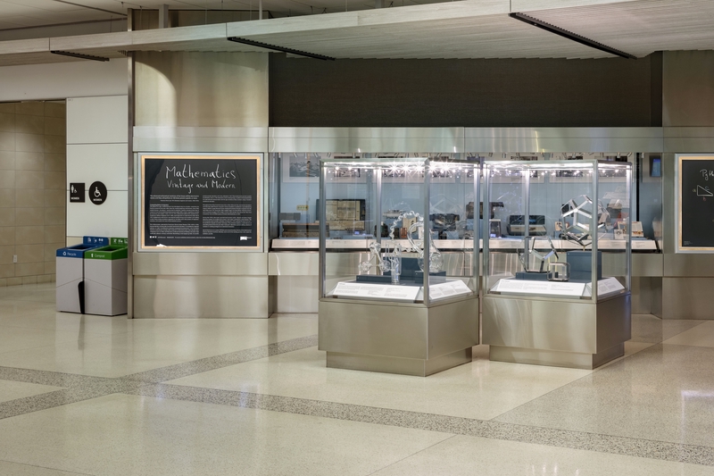 Image: Installation view of "Mathematics: Vintage and Modern"