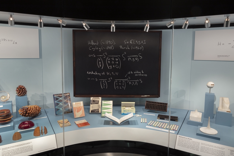 Image: Installation view of "Mathematics: Vintage and Modern"