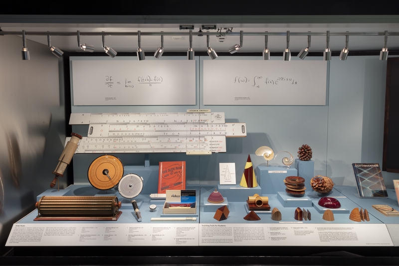 Image: Installation view of "Mathematics: Vintage and Modern"