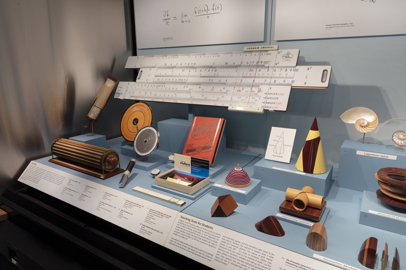 Image: Installation view of "Mathematics: Vintage and Modern"