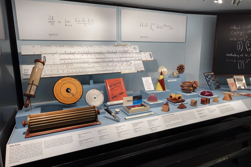 Image: Installation view of "Mathematics: Vintage and Modern"