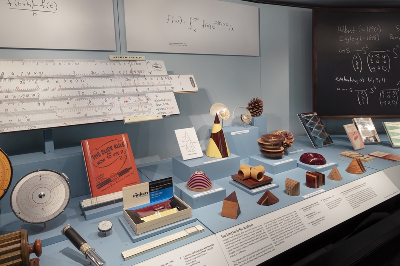 Image: Installation view of "Mathematics: Vintage and Modern"