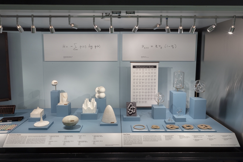 Image: Installation view of "Mathematics: Vintage and Modern"