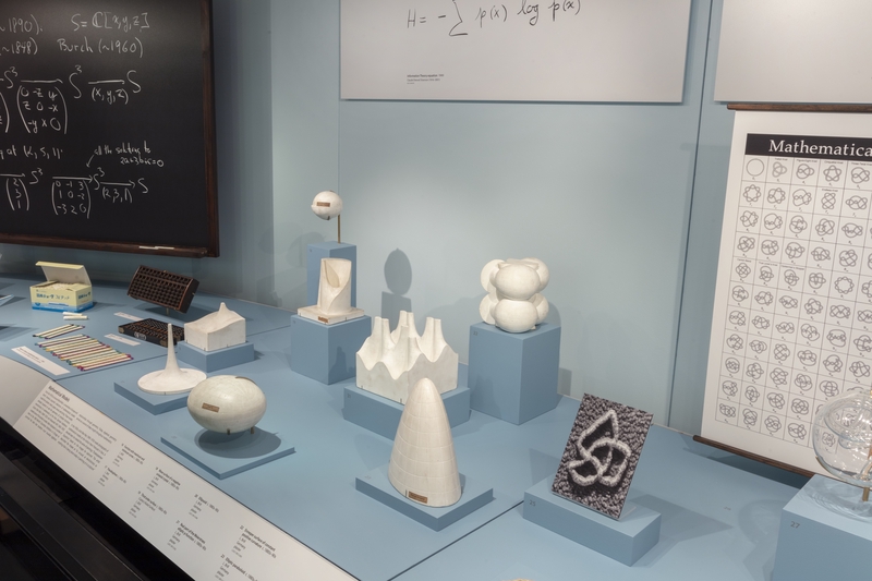 Image: Installation view of "Mathematics: Vintage and Modern"