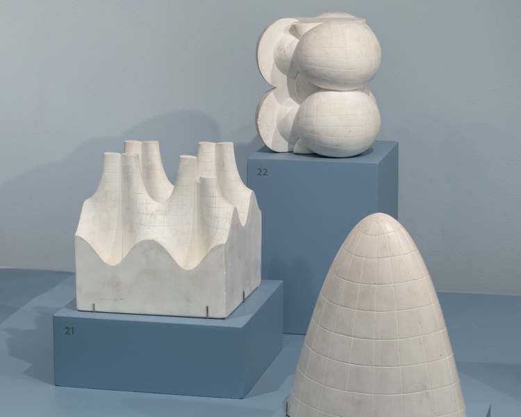 Image: Installation view of "Mathematics: Vintage and Modern"