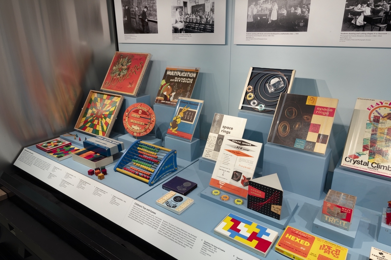 Image: Installation view of "Mathematics: Vintage and Modern"