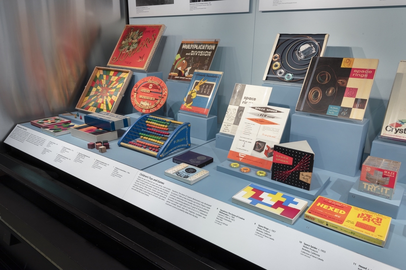 Image: Installation view of "Mathematics: Vintage and Modern"