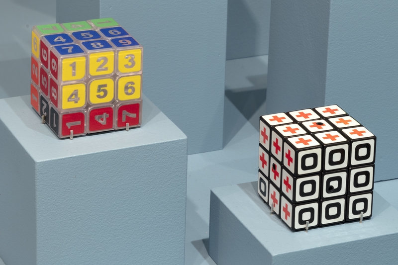Image: Installation view of "Mathematics: Vintage and Modern"