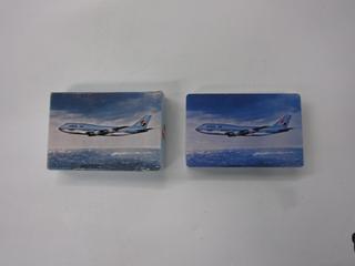 Image: playing cards: Korean Air, Boeing 747