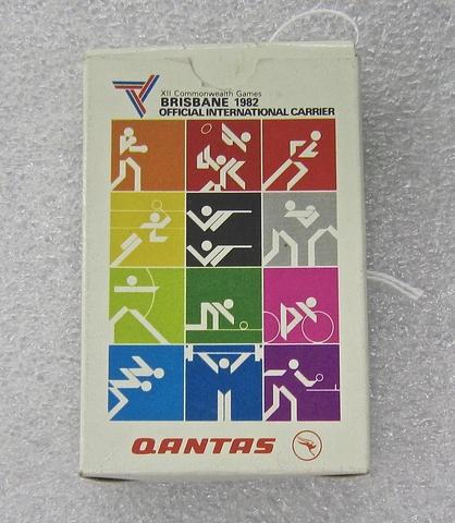 Playing cards: Qantas Airways, 1982 Commonwealth Games, Brisbane