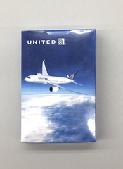Image: playing cards: United Airlines, Boeing 787