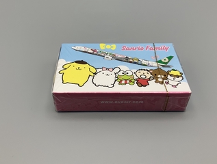 Image: playing cards: EVA Air, Hello Kitty, Airbus A330-300