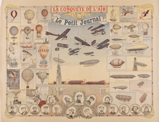 Image: poster: La Conquete de l'Air, Le Petit Journal