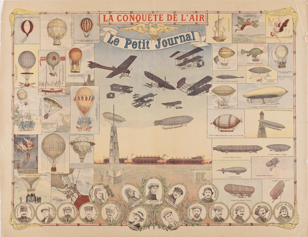 Poster: La Conquete de l'Air, Le Petit Journal