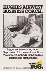 Image: poster: Hughes Airwest, Business coach