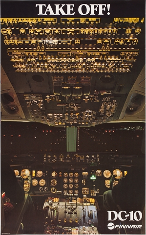 Poster: Finnair, McDonnell Douglas DC-10