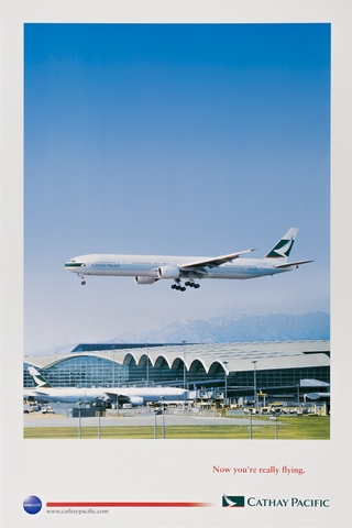 Poster: Cathay Pacific Airways, Boeing 777-300ER