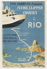 Image: poster: Pan American Airways System, Rio de Janeiro