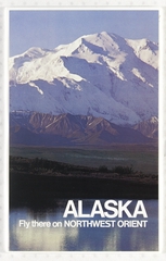 Image: poster: Northwest Airlines, Northwest Orient service, Alaska
