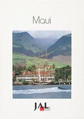 Image: poster: Japan Airlines, Maui