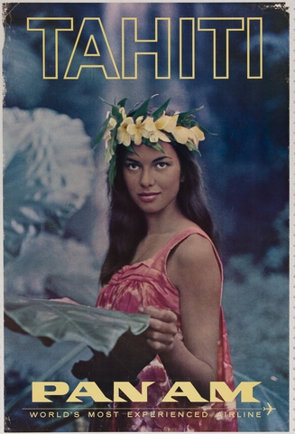 Poster: Pan American World Airways, Tahiti